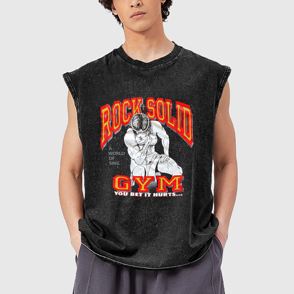 Rock Solid Christian Washed Tank Top