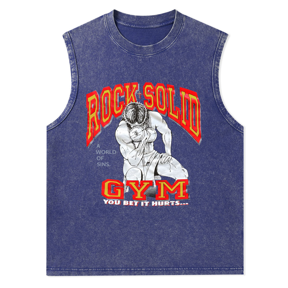 Rock Solid Christian Washed Tank Top