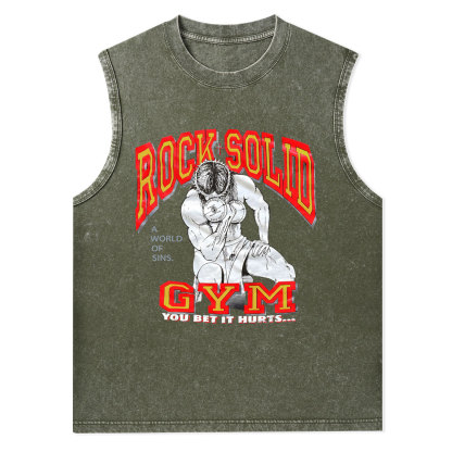 Rock Solid Christian Washed Tank Top