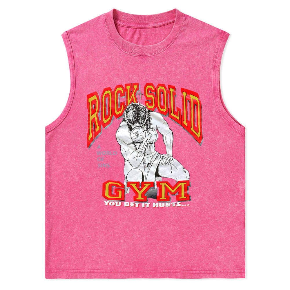 Rock Solid Christian Washed Tank Top