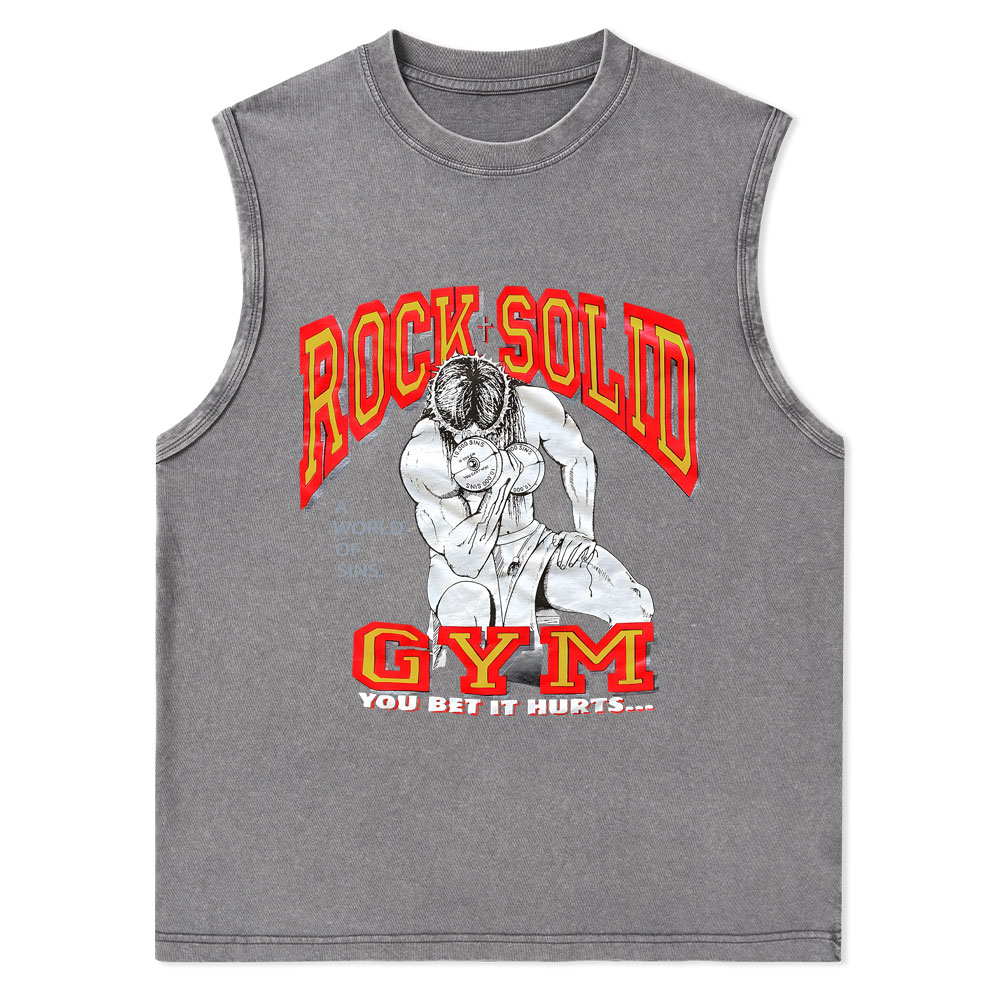 Rock Solid Christian Washed Tank Top