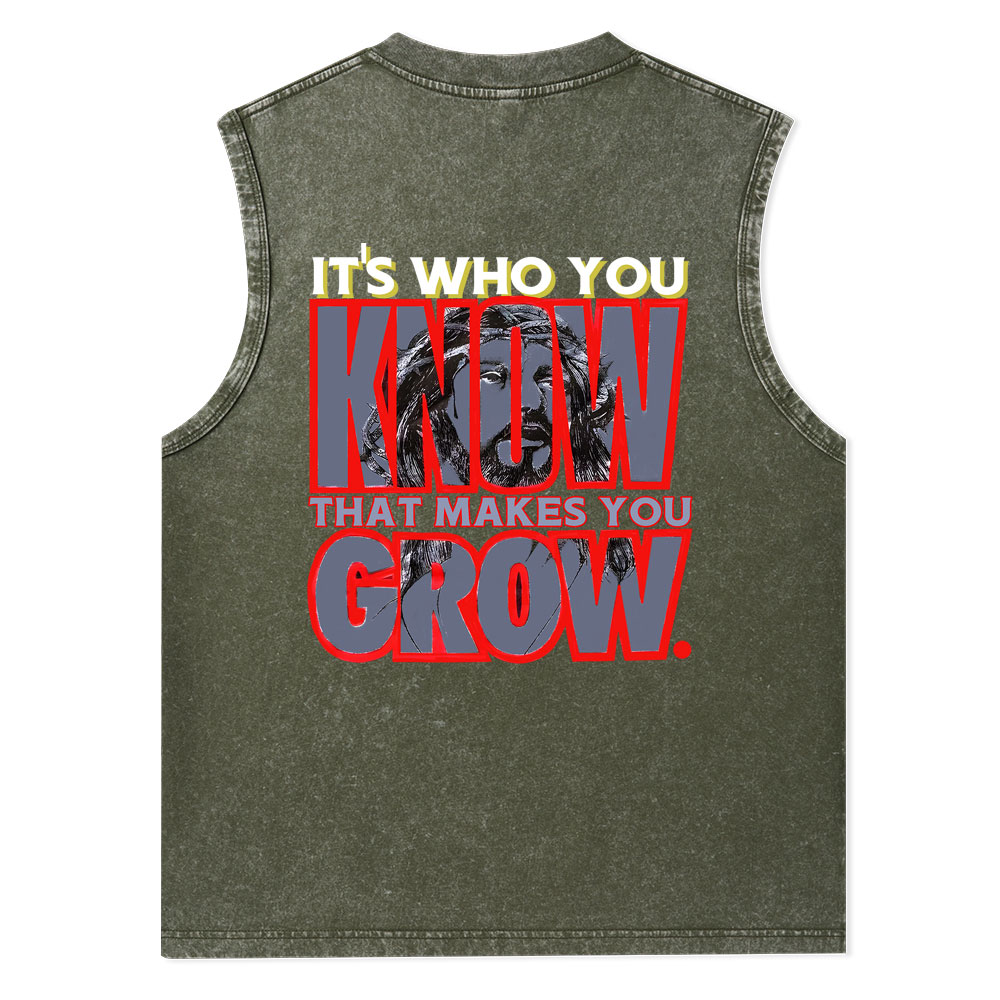 Rock Solid Christian Washed Tank Top