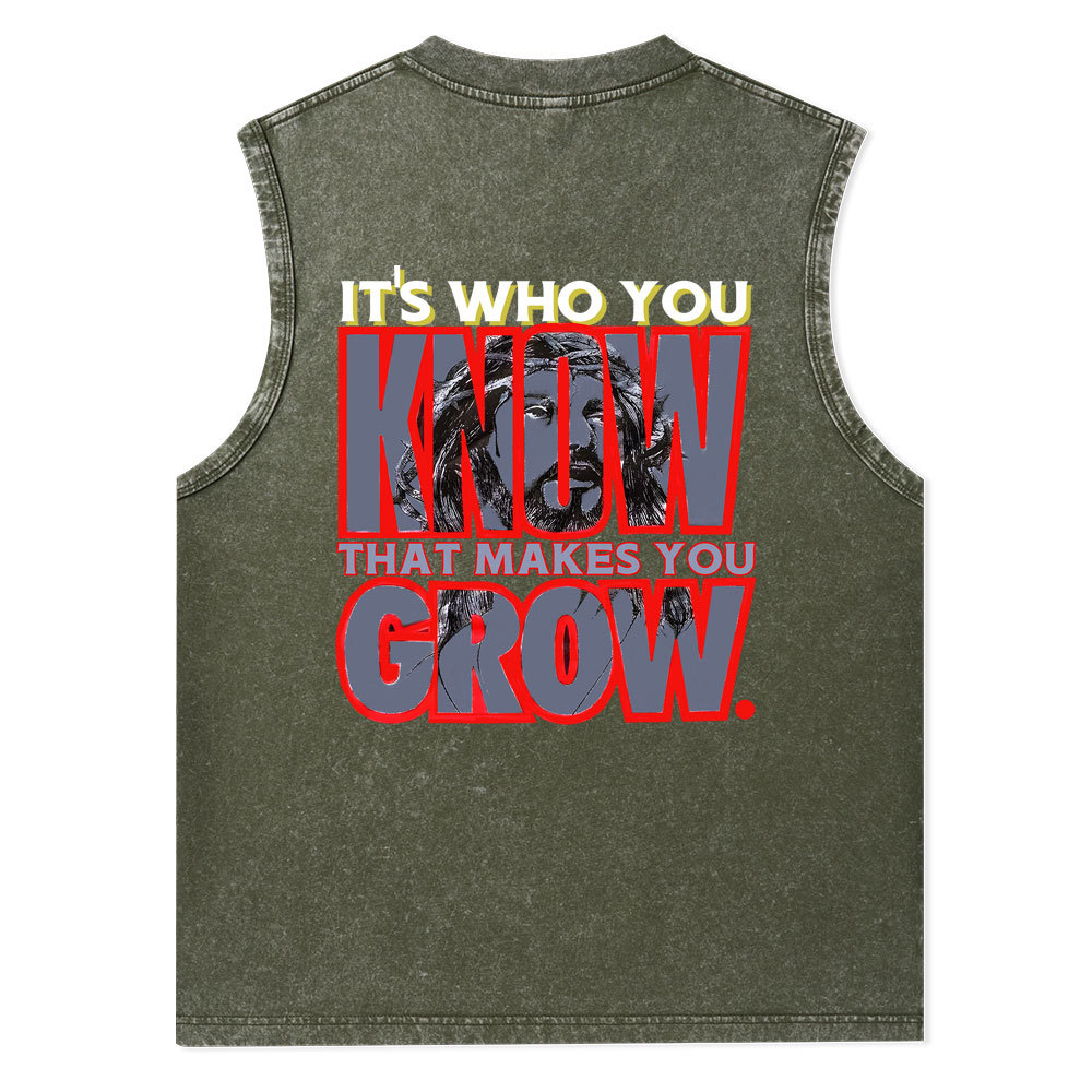 Rock Solid Christian Washed Tank Top