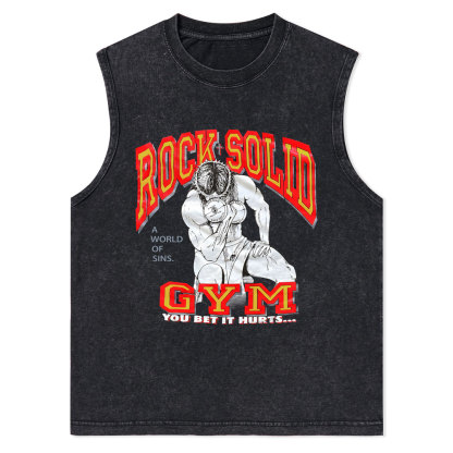 Rock Solid Christian Washed Tank Top