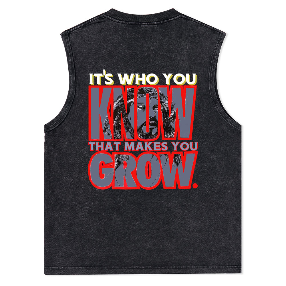 Rock Solid Christian Washed Tank Top