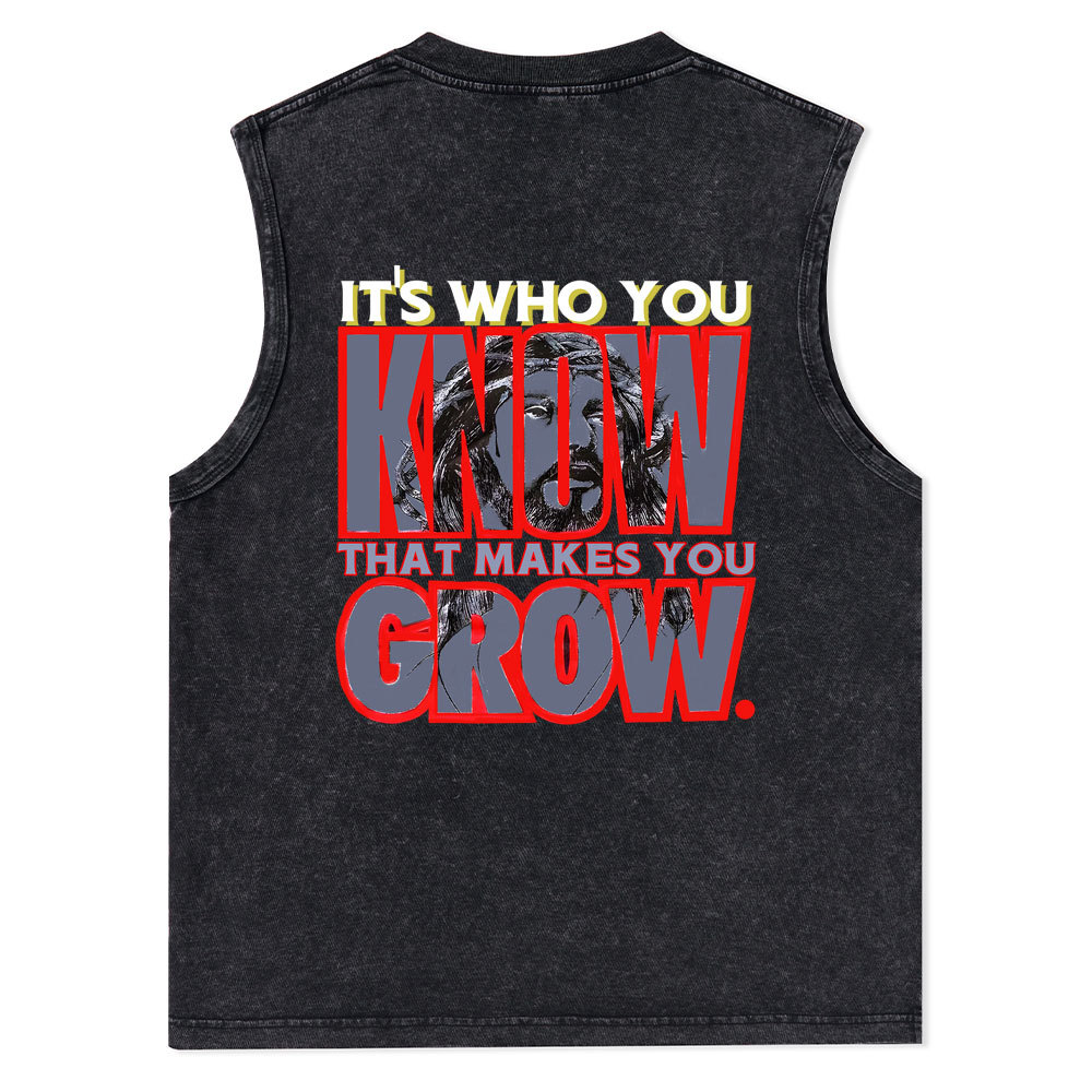 Rock Solid Christian Washed Tank Top