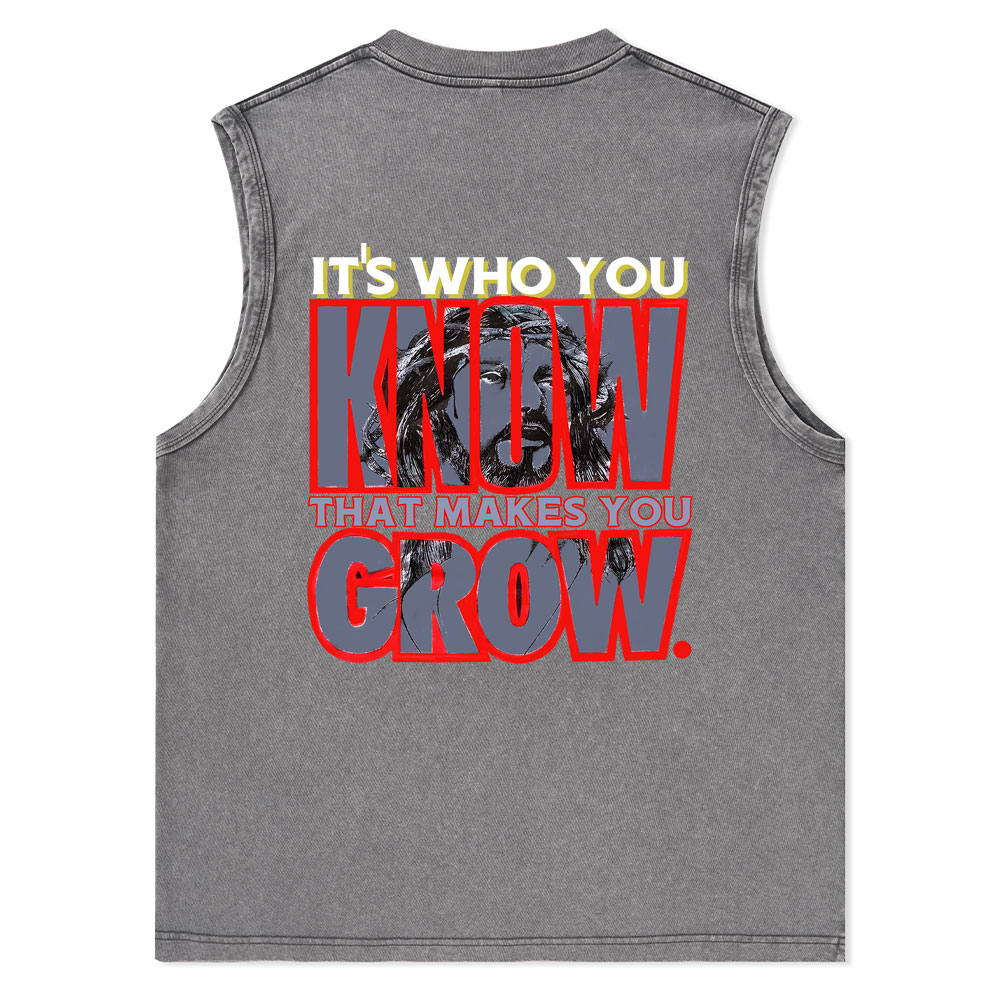 Rock Solid Christian Washed Tank Top