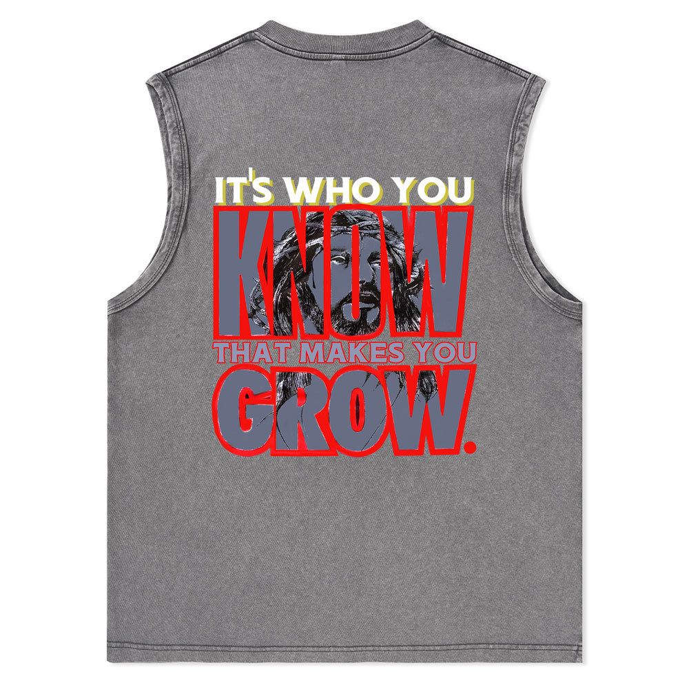 Rock Solid Christian Washed Tank Top