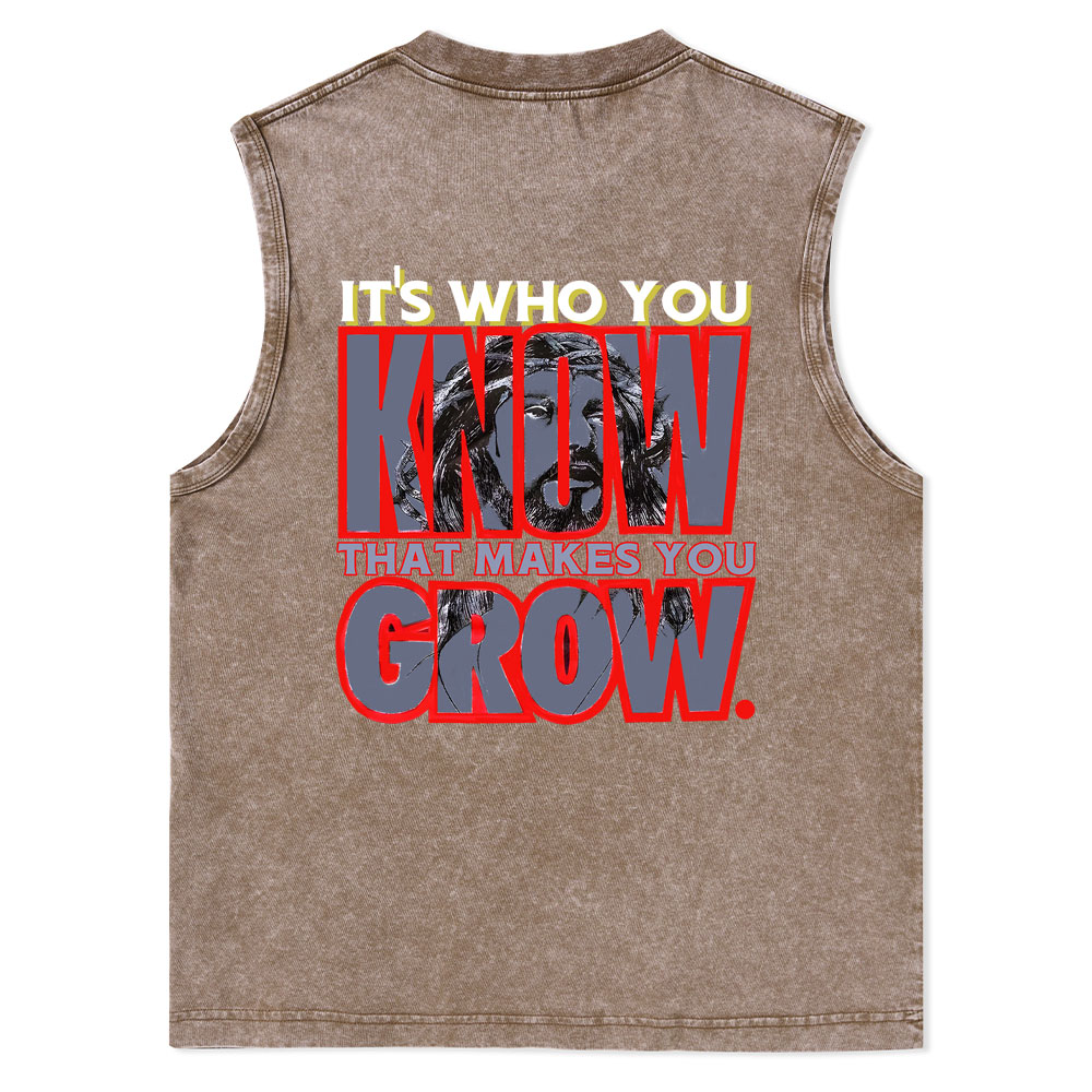 Rock Solid Christian Washed Tank Top
