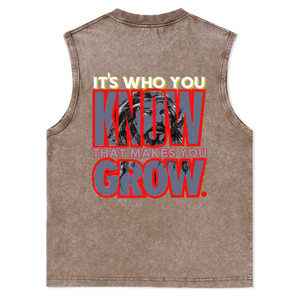 Rock Solid Christian Washed Tank Top
