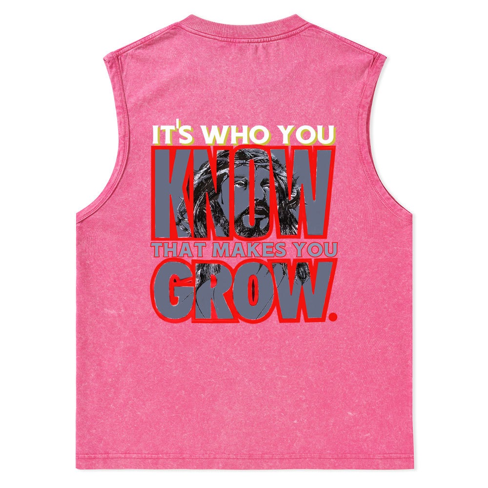 Rock Solid Christian Washed Tank Top