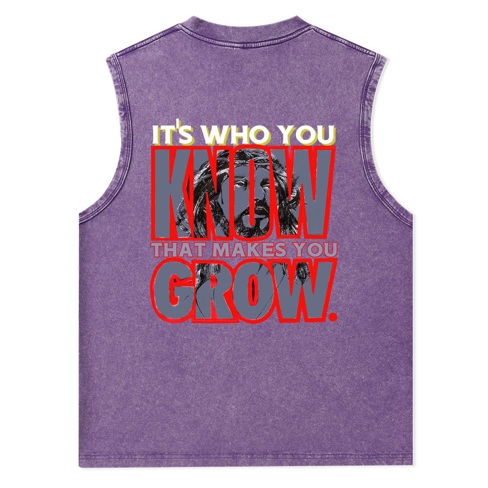 Rock Solid Christian Washed Tank Top