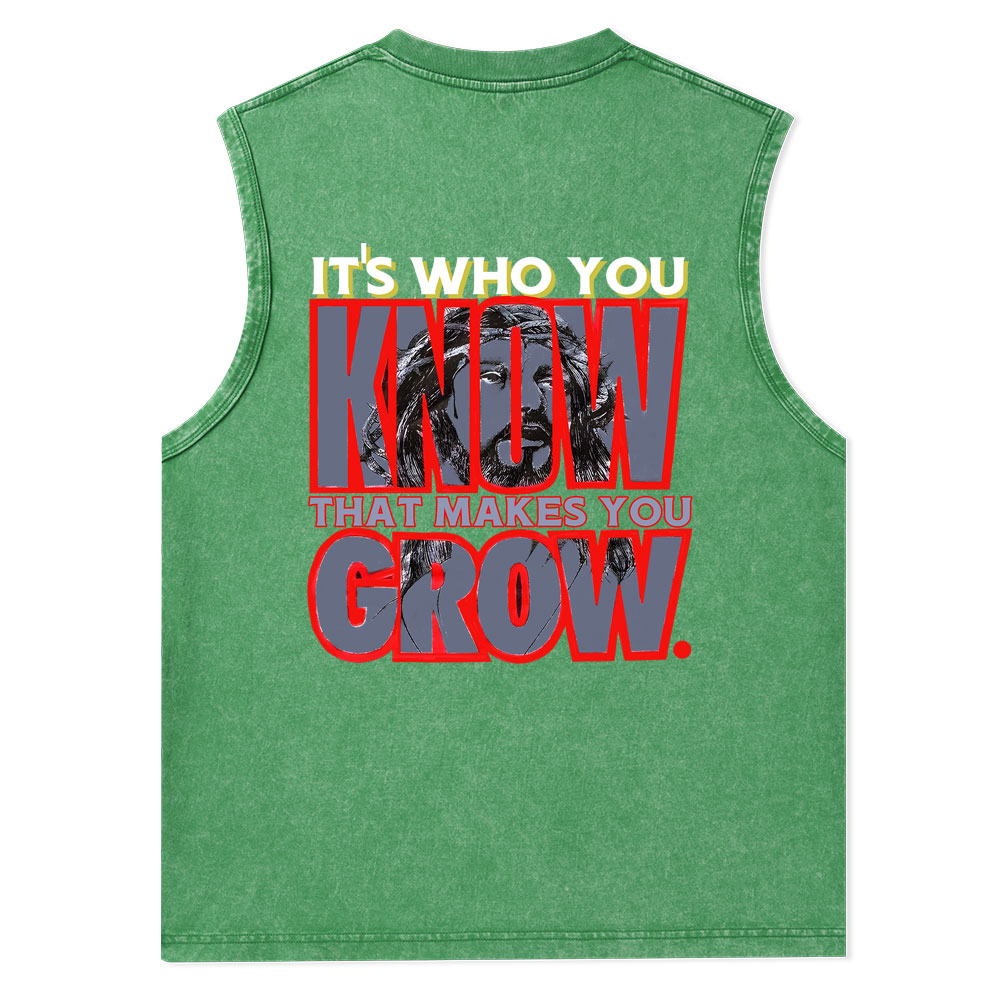 Rock Solid Christian Washed Tank Top