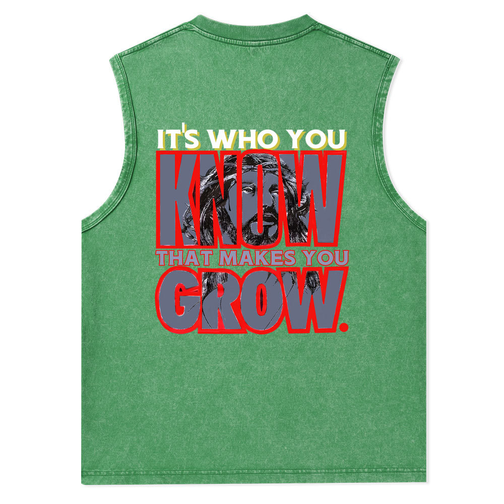 Rock Solid Christian Washed Tank Top