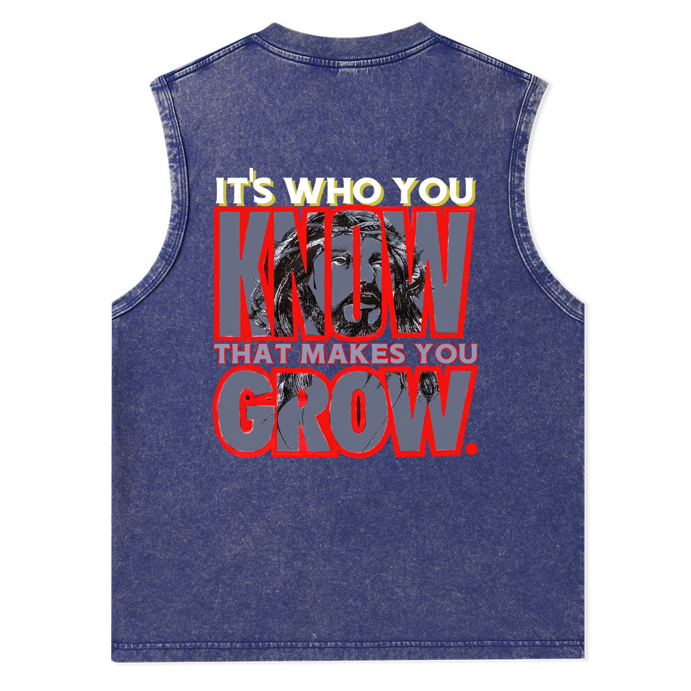 Rock Solid Christian Washed Tank Top