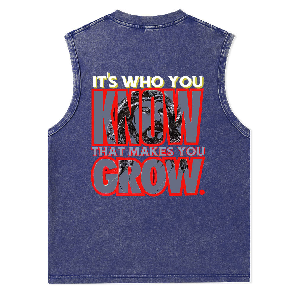 Rock Solid Christian Washed Tank Top