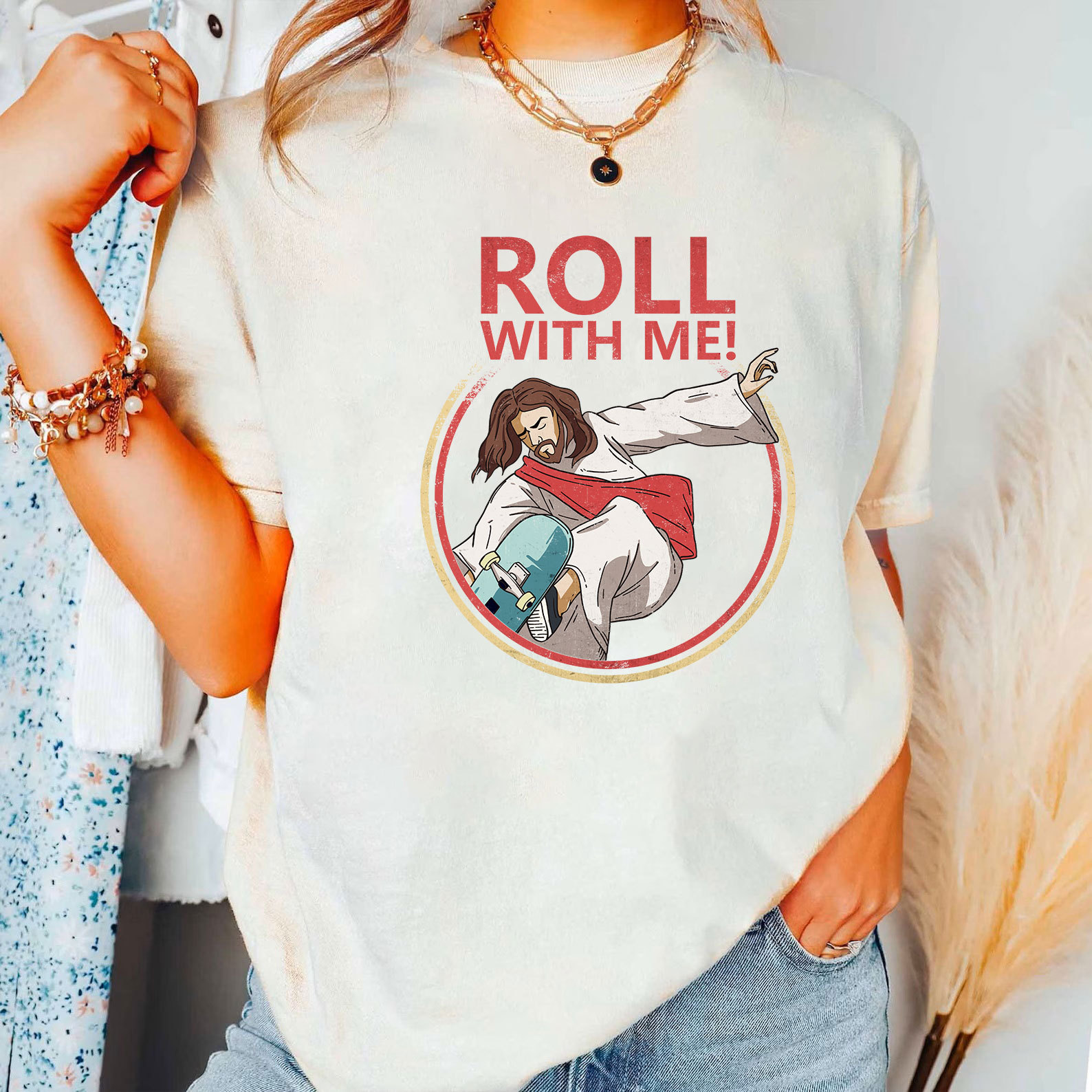 Roll With Me Christian T-Shirt