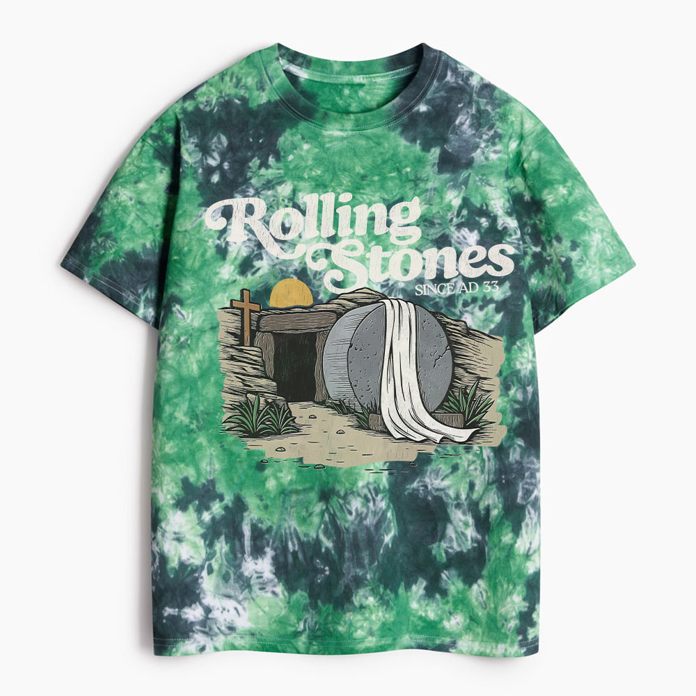 Rolling Stone Christian Heavy Cotton Tie Dye T-Shirt