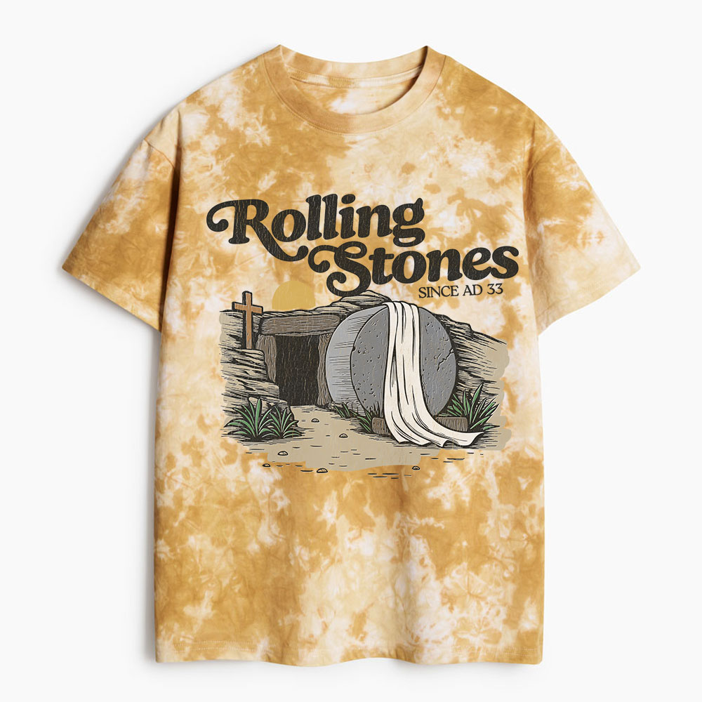 Rolling Stone Christian Heavy Cotton Tie Dye T-Shirt