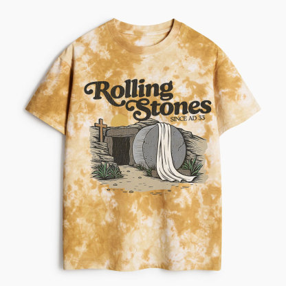 Rolling Stone Christian Heavy Cotton Tie Dye T-Shirt