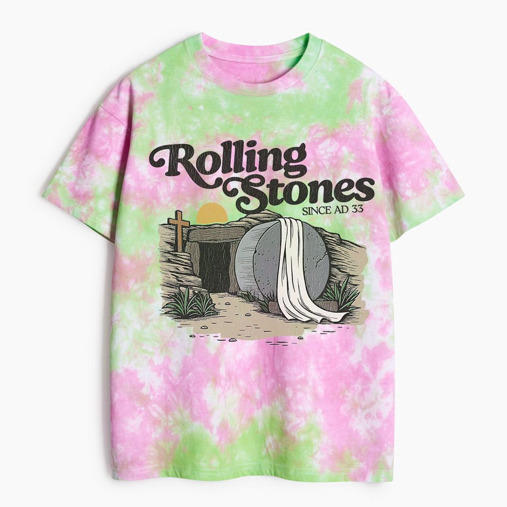 Rolling Stone Christian Heavy Cotton Tie Dye T-Shirt