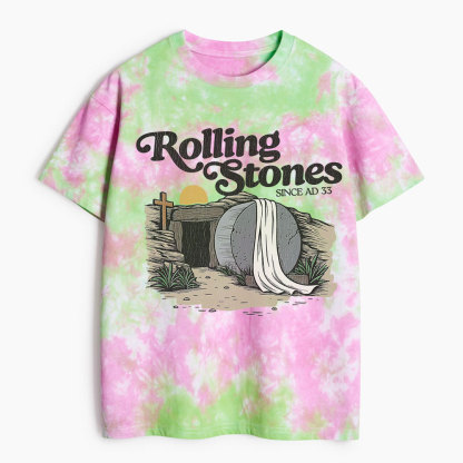 Rolling Stone Christian Heavy Cotton Tie Dye T-Shirt