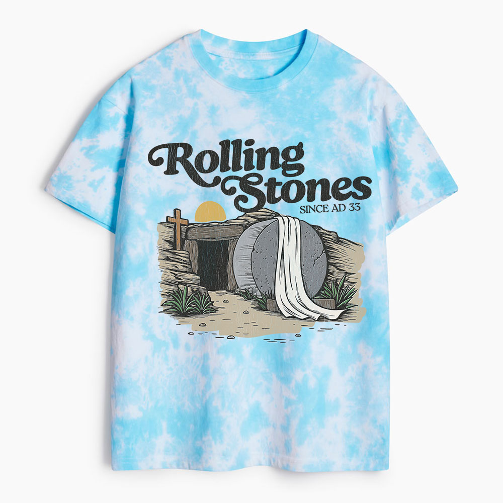 Rolling Stone Christian Heavy Cotton Tie Dye T-Shirt
