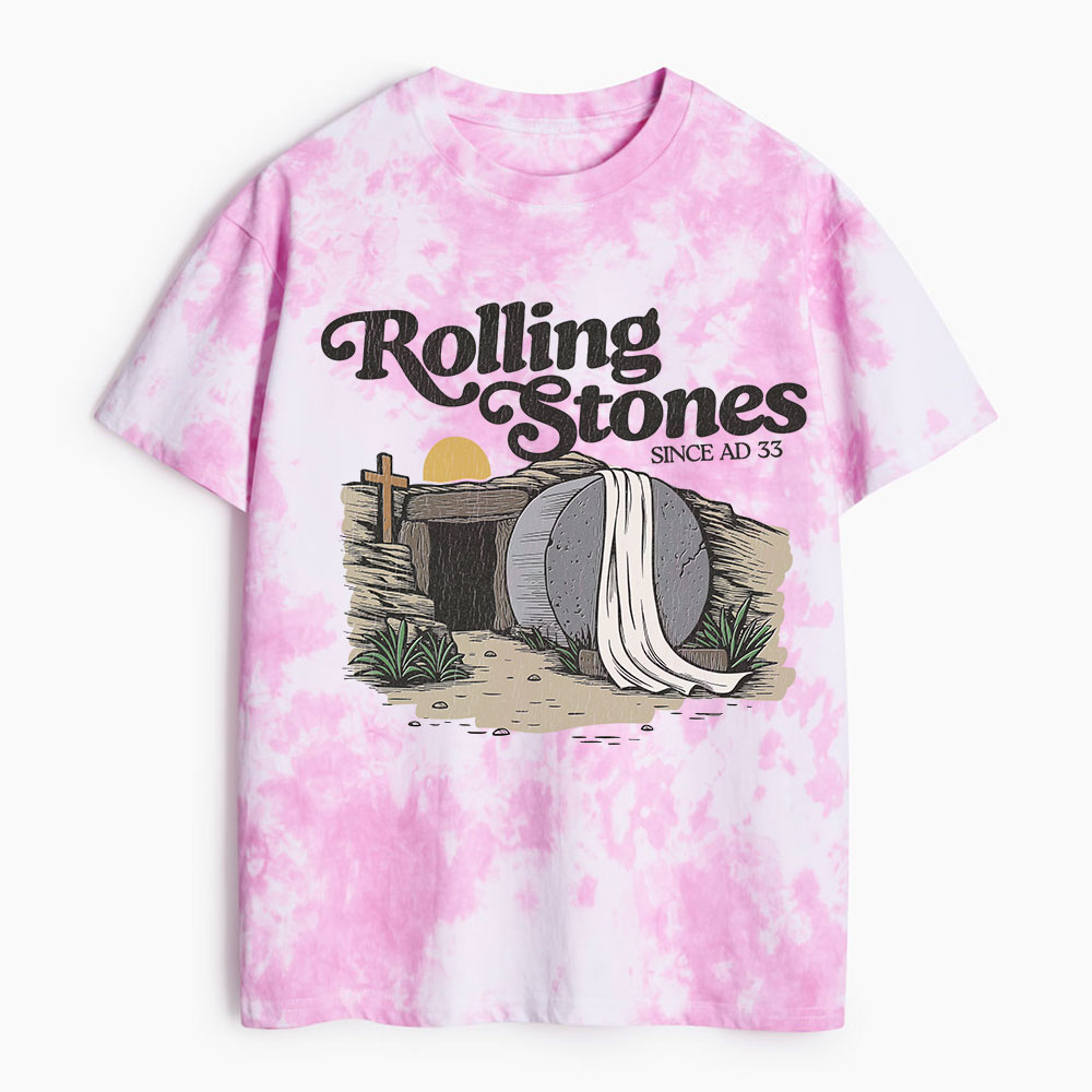 Rolling Stone Christian Heavy Cotton Tie Dye T-Shirt