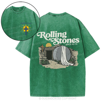 Rolling Stone Since AD 33 Christian Washed T-Shirt