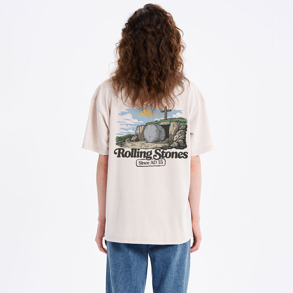 Rolling Stone Since AD 33 Christian Washed T-Shirt