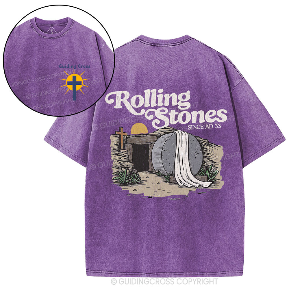 Rolling Stone Since AD 33 Christian Washed T-Shirt
