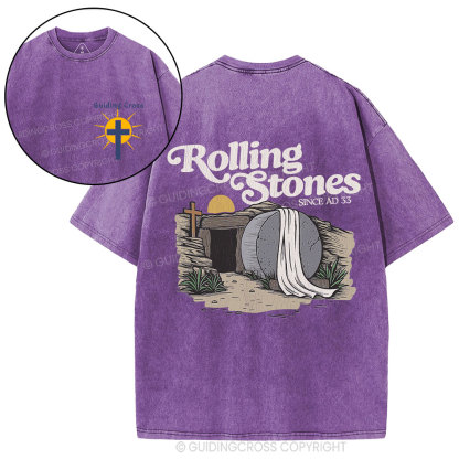 Rolling Stone Since AD 33 Christian Washed T-Shirt