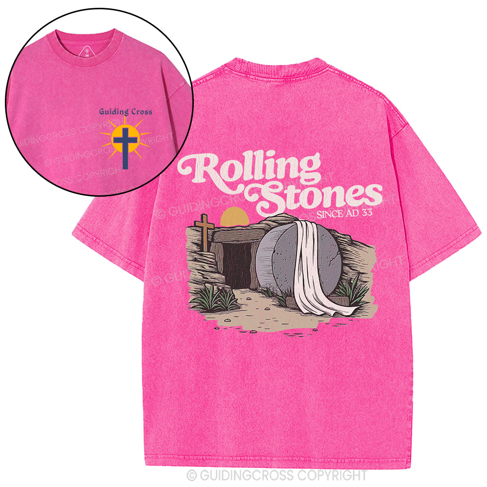 Rolling Stone Since AD 33 Christian Washed T-Shirt