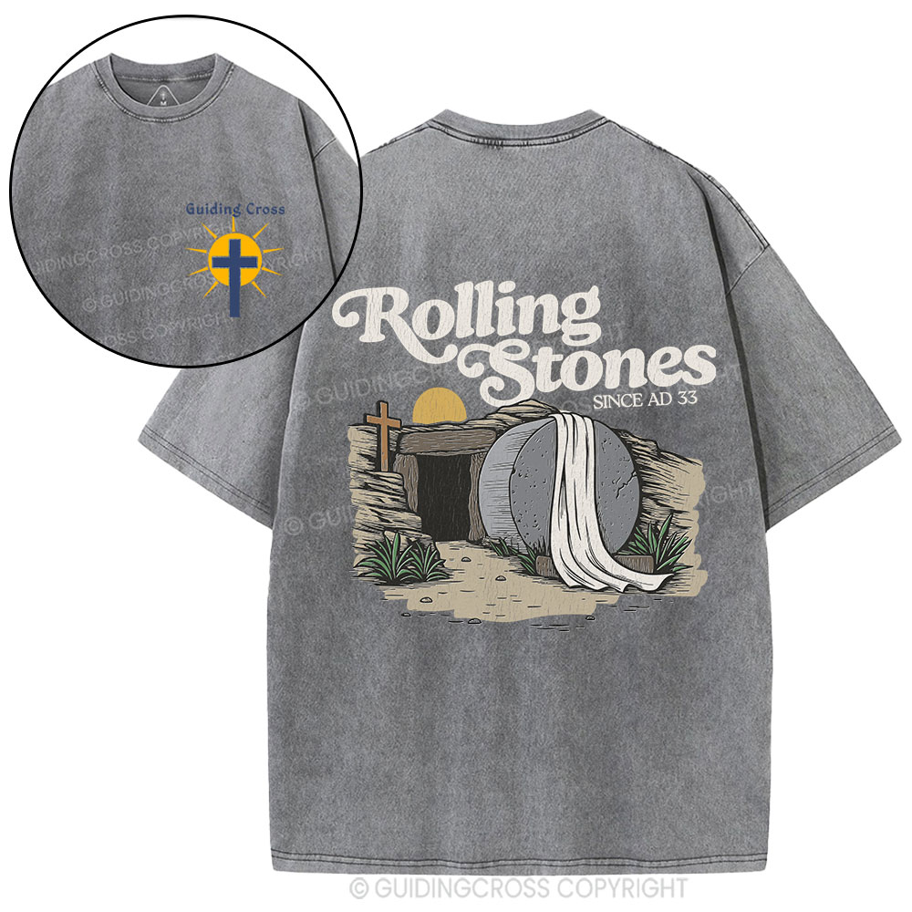 Rolling Stone Since AD 33 Christian Washed T-Shirt