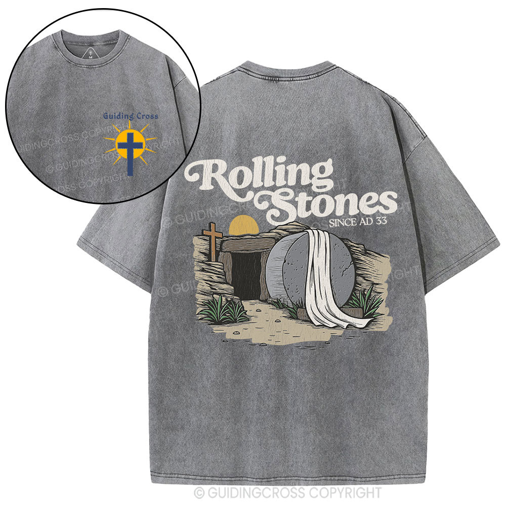Rolling Stone Since AD 33 Christian Washed T-Shirt