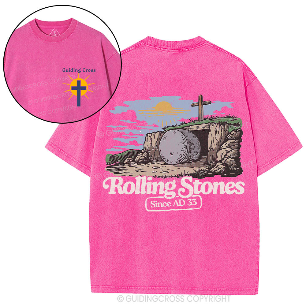 Rolling Stone Since AD 33 Christian Washed T-Shirt