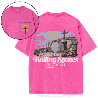 Rolling Stone Since AD 33 Christian Washed T-Shirt