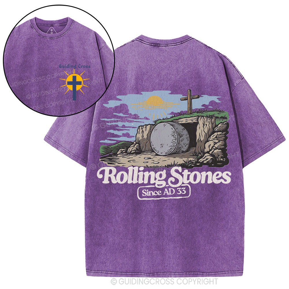Rolling Stone Since AD 33 Christian Washed T-Shirt