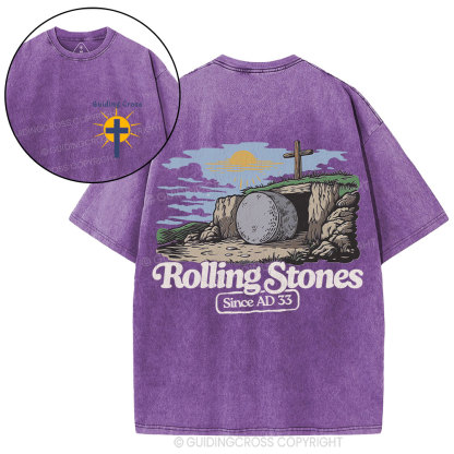 Rolling Stone Since AD 33 Christian Washed T-Shirt