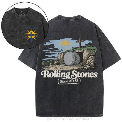 Rolling Stone Since AD 33 Christian Washed T-Shirt