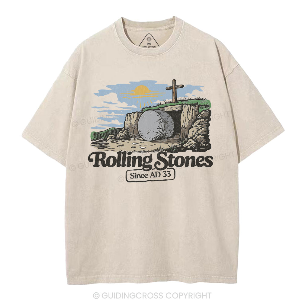 Rolling Stone Sine AD 33 Christian Washed T-Shirt
