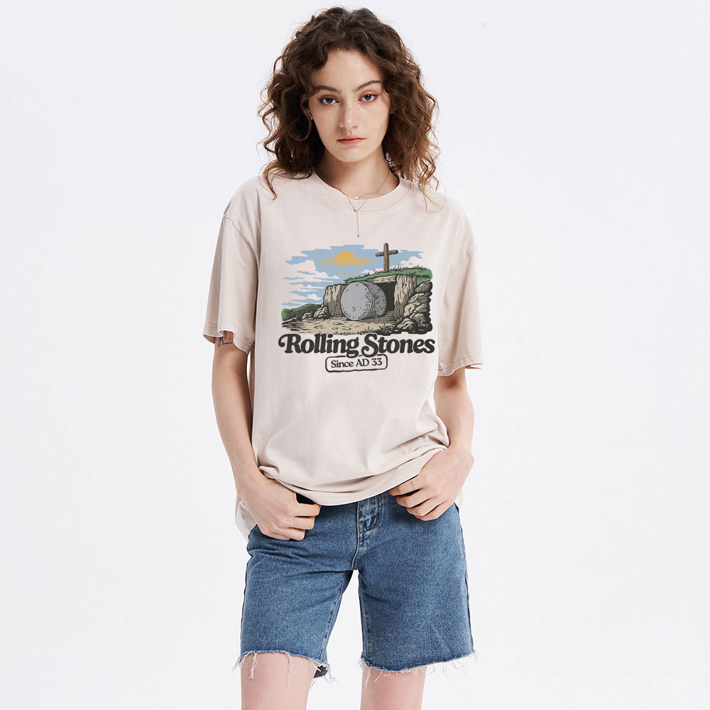 Rolling Stone Sine AD 33 Christian Washed T-Shirt