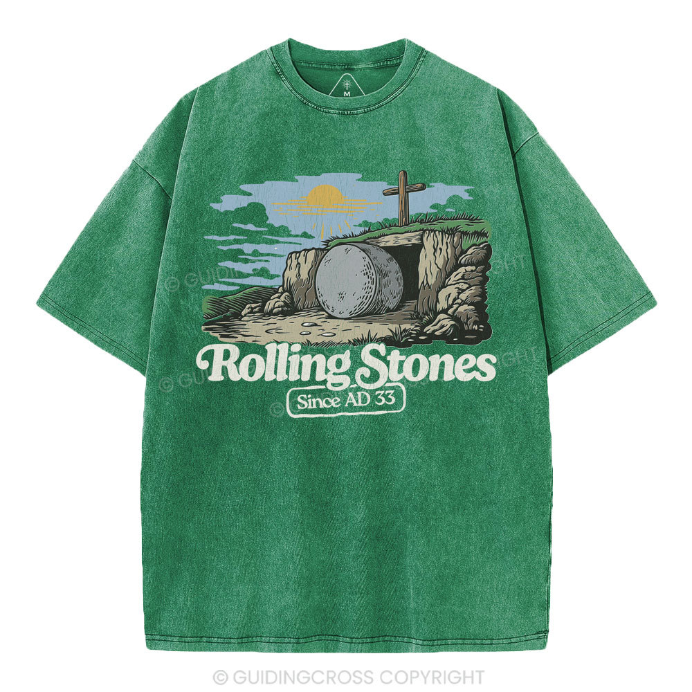 Rolling Stone Sine AD 33 Christian Washed T-Shirt