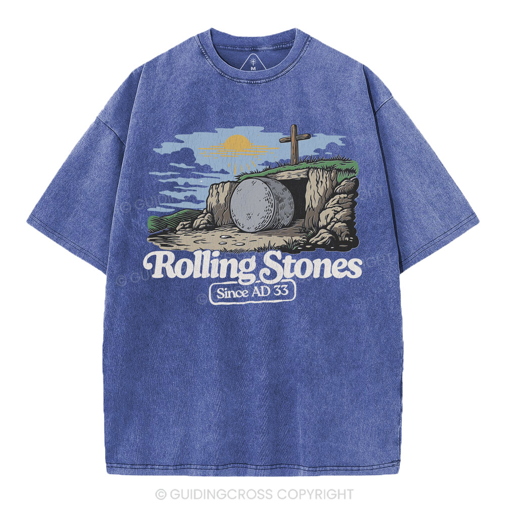 Rolling Stone Sine AD 33 Christian Washed T-Shirt
