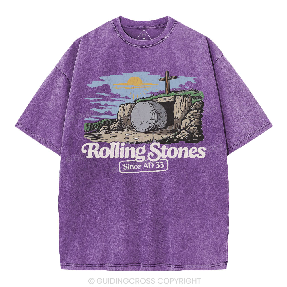 Rolling Stone Sine AD 33 Christian Washed T-Shirt