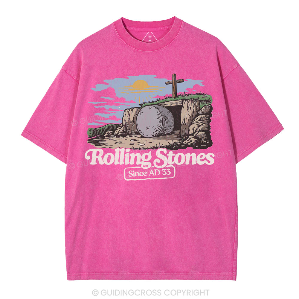 Rolling Stone Sine AD 33 Christian Washed T-Shirt