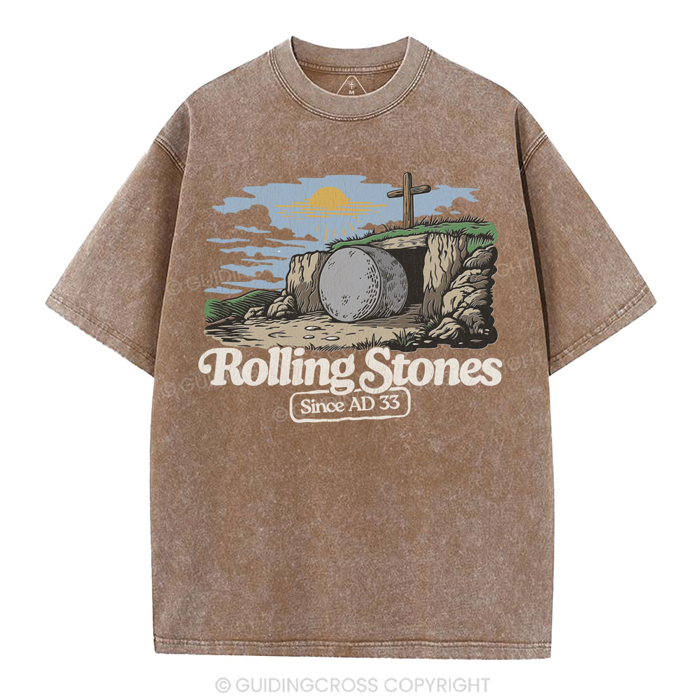 Rolling Stone Sine AD 33 Christian Washed T-Shirt