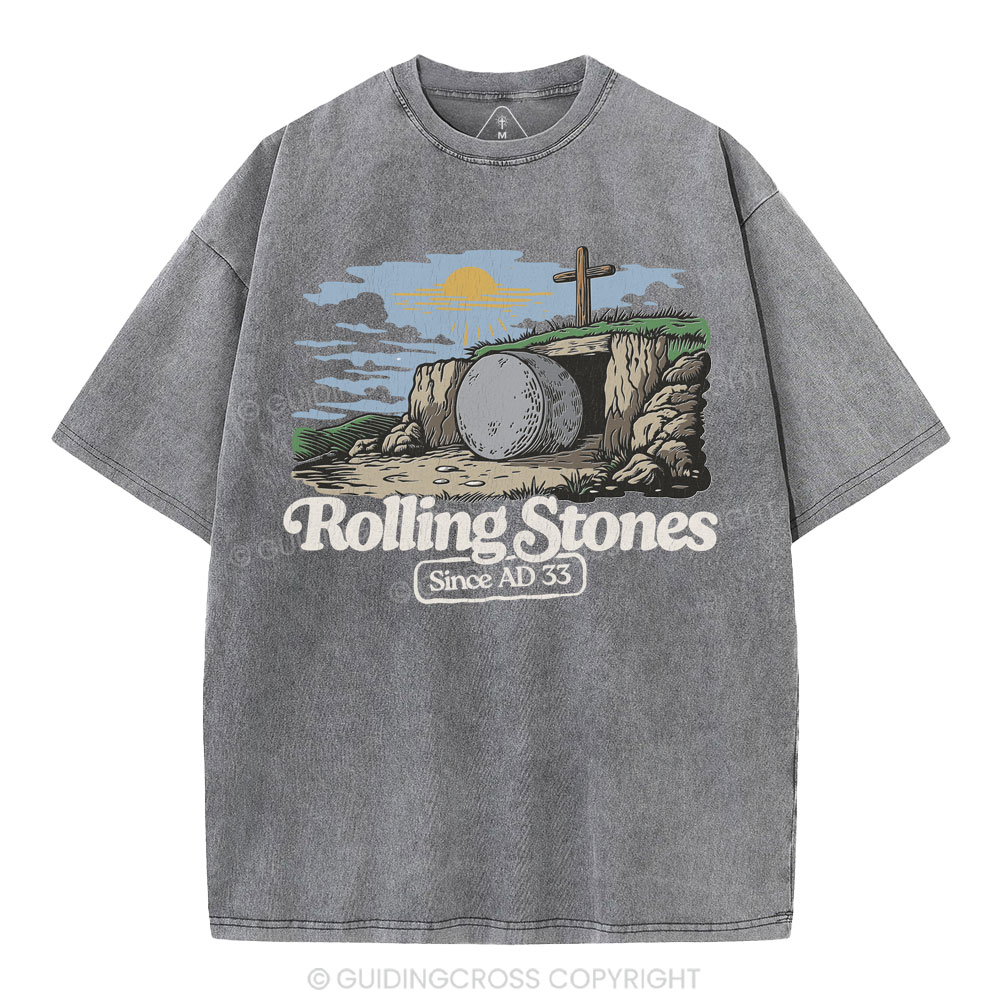 Rolling Stone Sine AD 33 Christian Washed T-Shirt