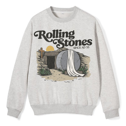 Rolling Stones Christian Fleece Sweatshirt