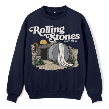 Rolling Stones Christian Fleece Sweatshirt